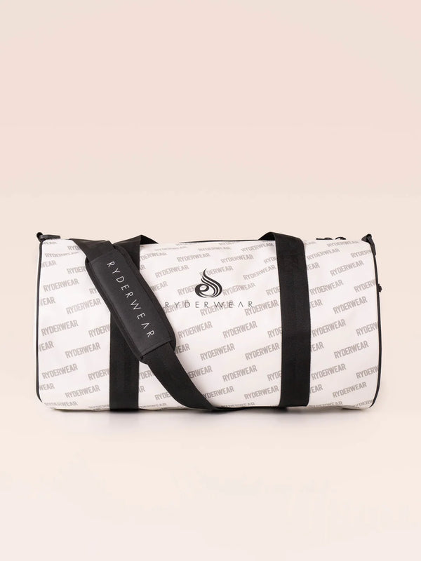 Signature Duffle Bag - Black white