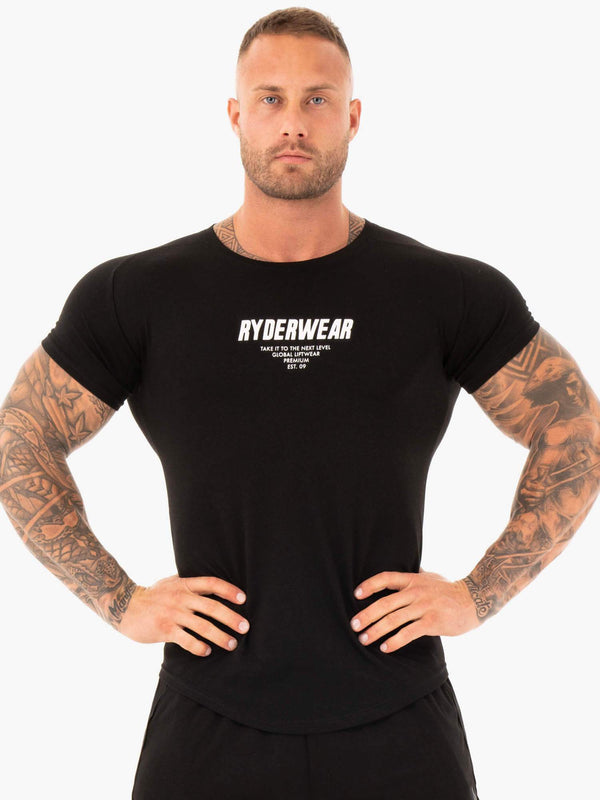 CORE-SHIRT -BLACK RYDERWEAR