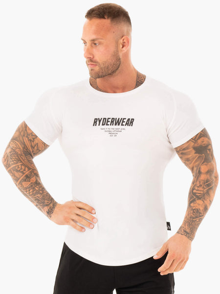 CORE-SHIRT - WHITE RYDERWEAR