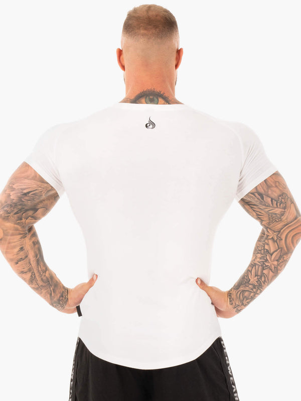 CORE-SHIRT - WHITE RYDERWEAR