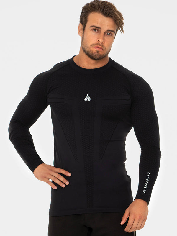 GEO SEAMLESS LONG SLEEVE RYDERWEAR