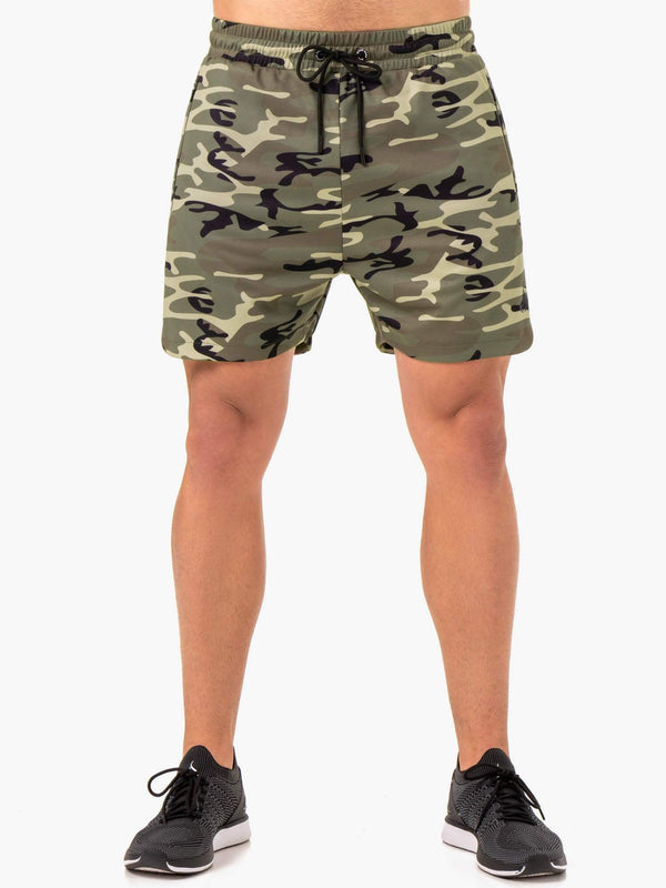 CAMO TECH MESH TRAINING SHORTS RYDERWEAR