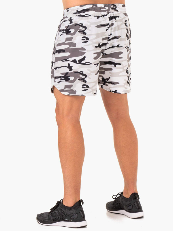 CAMO TECH MESH TRAINING SHORTS RYDERWEAR